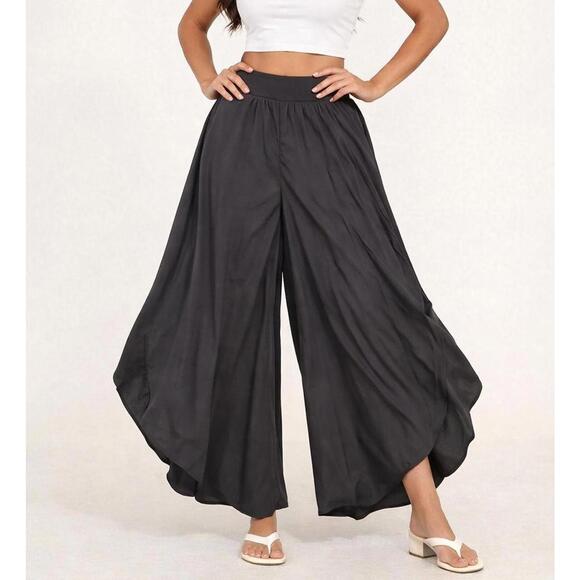 Halara Pants - NWT Halara High-Waist Flowing Wide Leg Palazzo Pants - XL